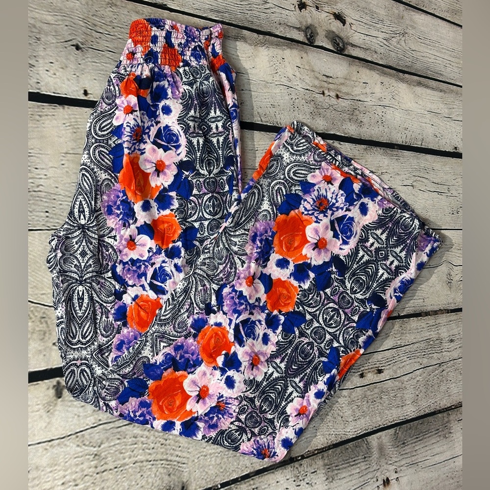 Derek Paisley Print Pants